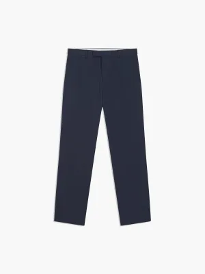 Archer Linen-Blend Slim Navy Suit Trouser