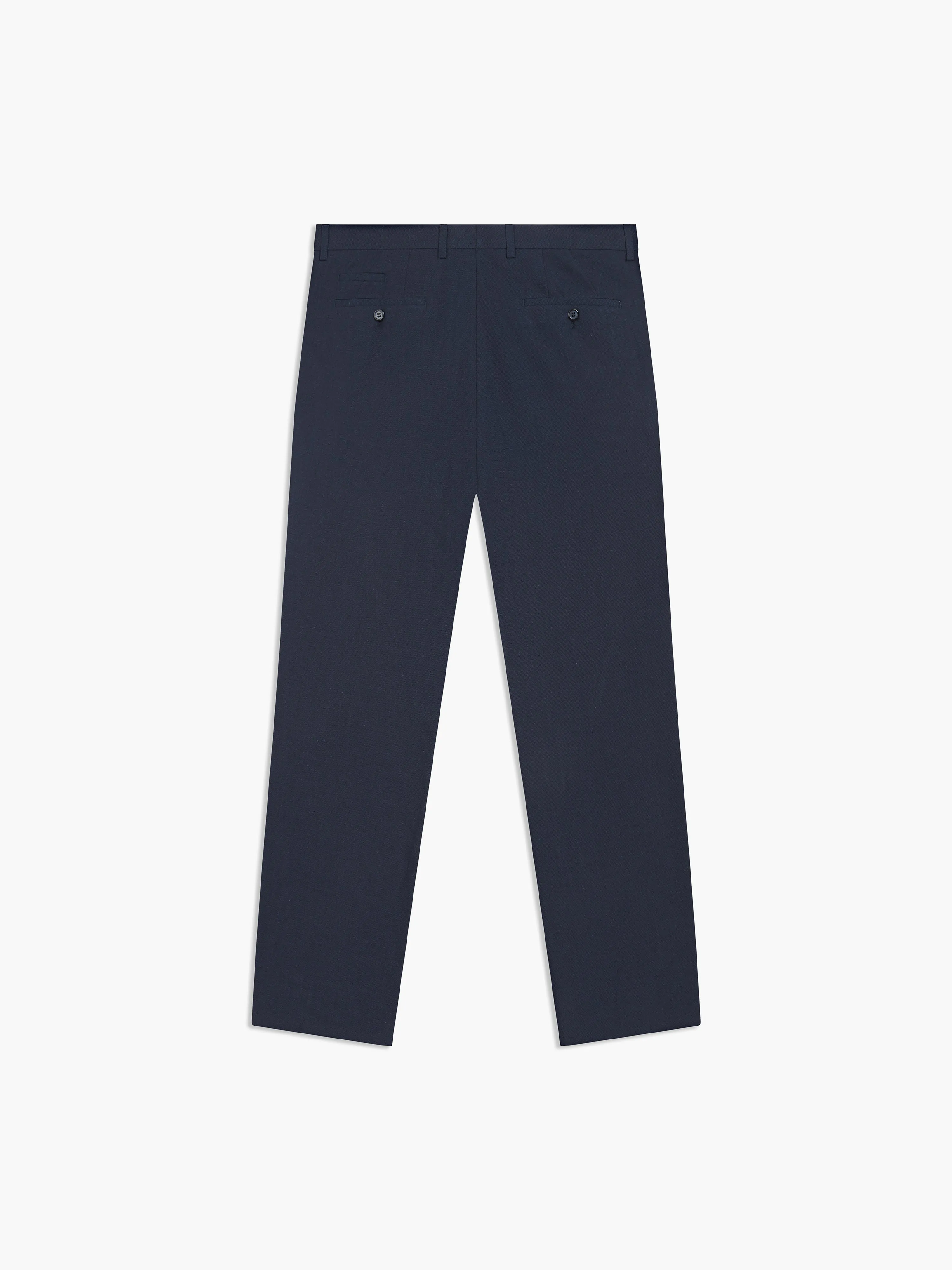 Archer Linen-Blend Slim Navy Suit Trouser