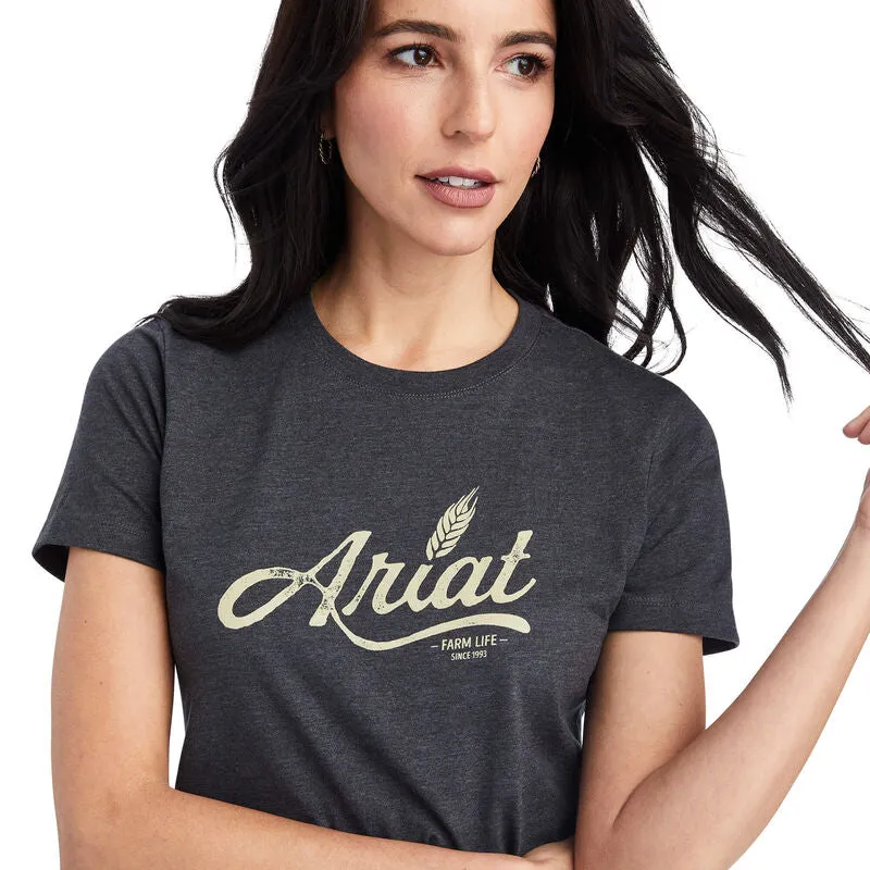 Ariat Women's Ariat Wheat Script SS Tee