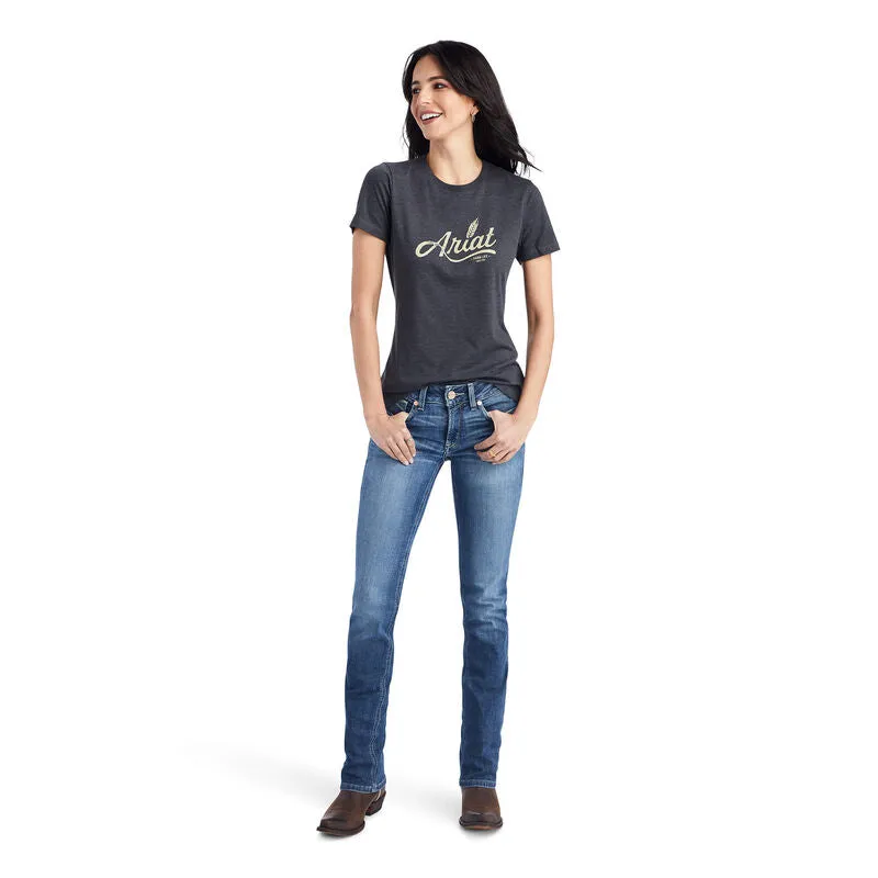 Ariat Women's Ariat Wheat Script SS Tee