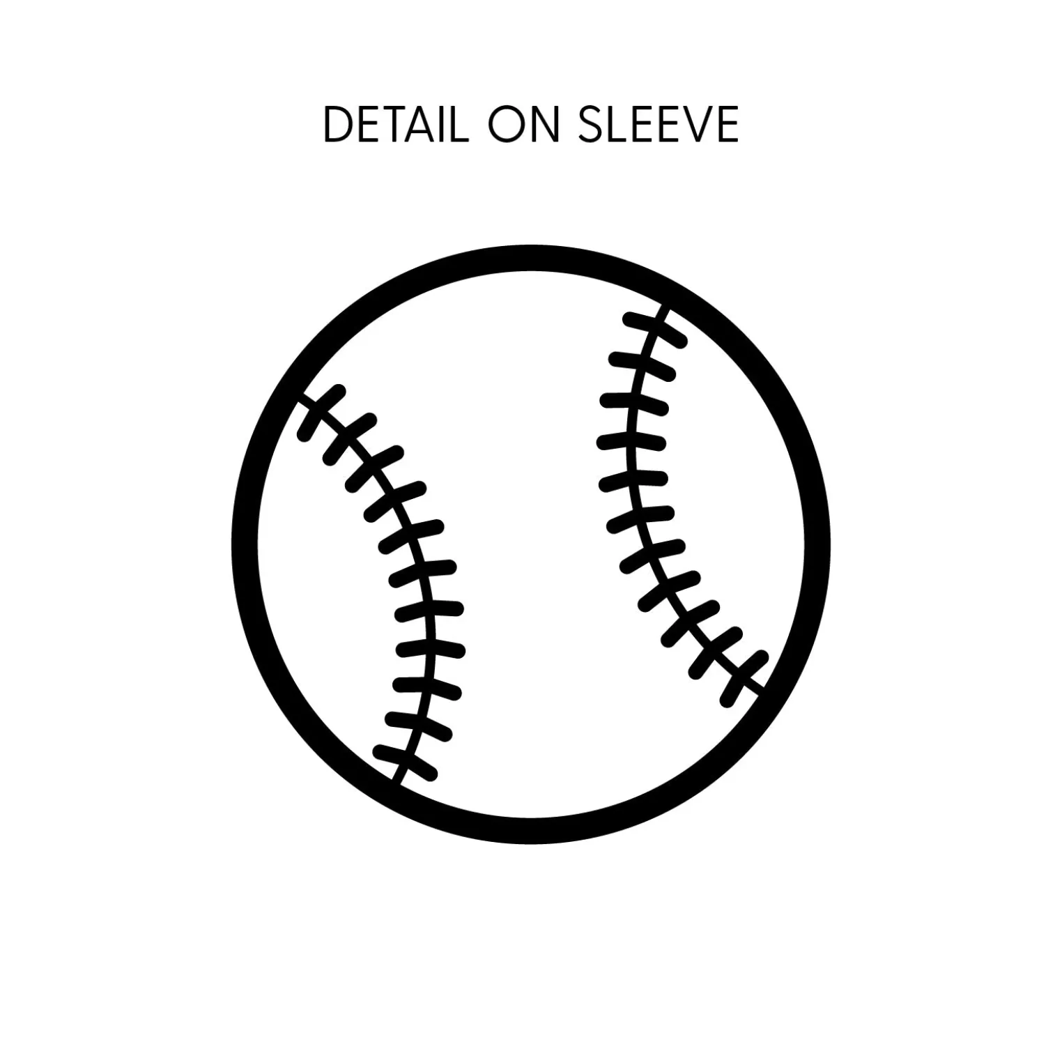 Baseball Mama - Baseball Detail on Sleeve - Unisex STAR Tee