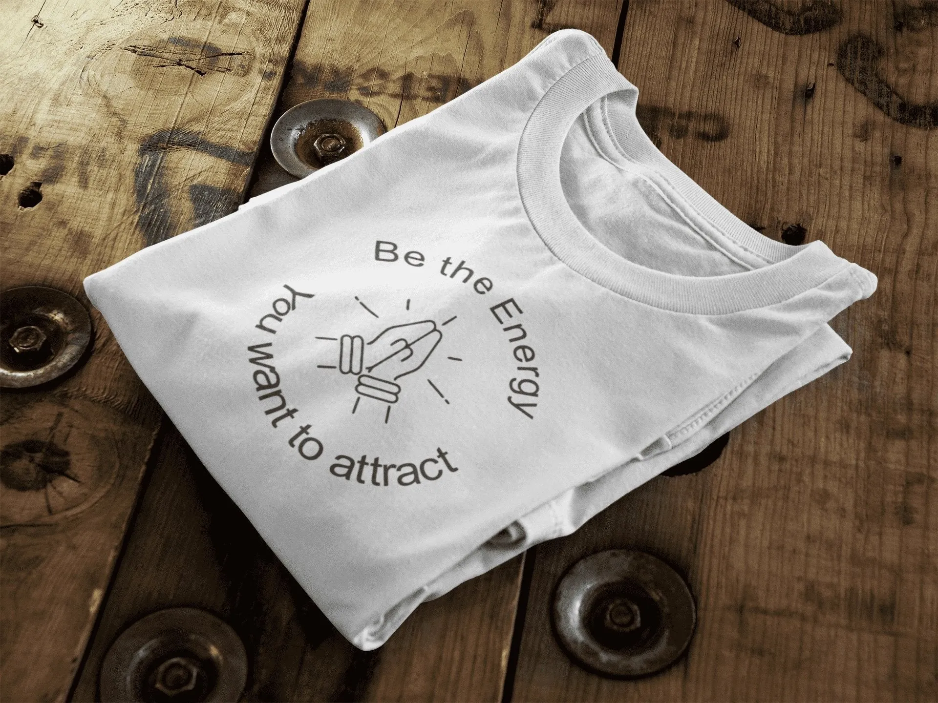 Be the energy You want to attract | Organic Cotton | Vegan Unisex T-Shirt