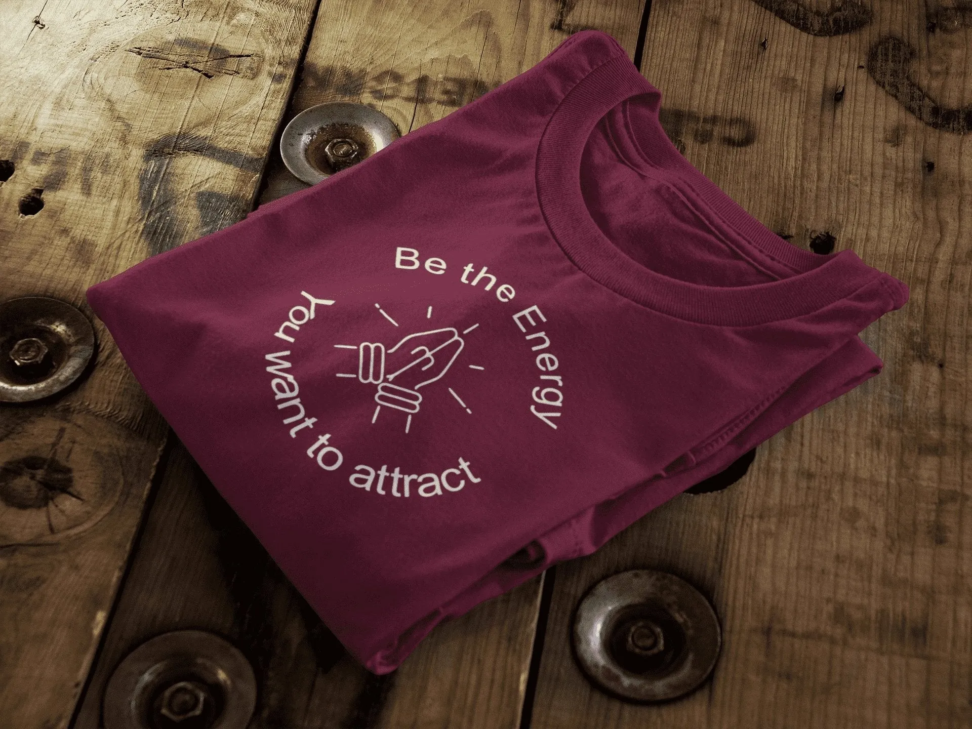 Be the energy You want to attract | Organic Cotton | Vegan Unisex T-Shirt