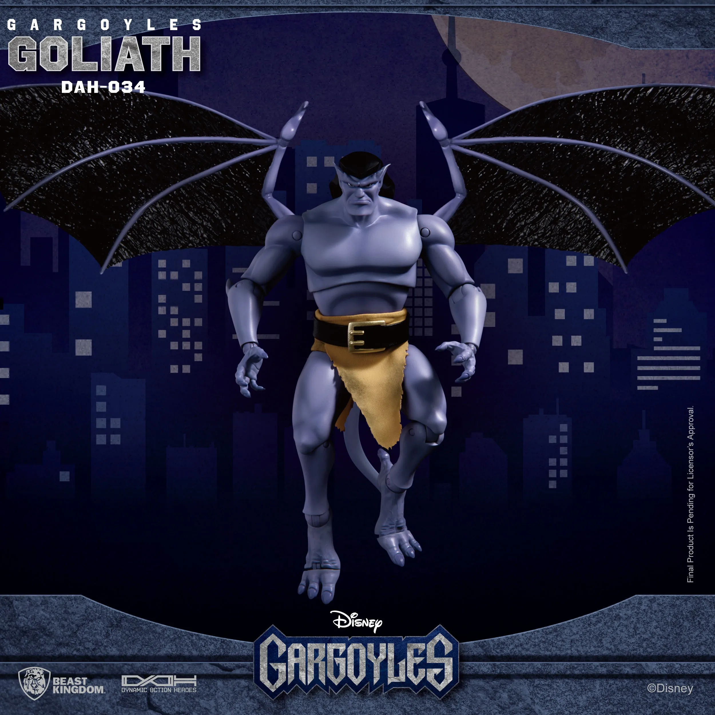 Beast Kingdom DAH-034 Disney Pixar Gargoyles Goliath 1:9 Scale Dynamic 8ction Heroes Action Figure