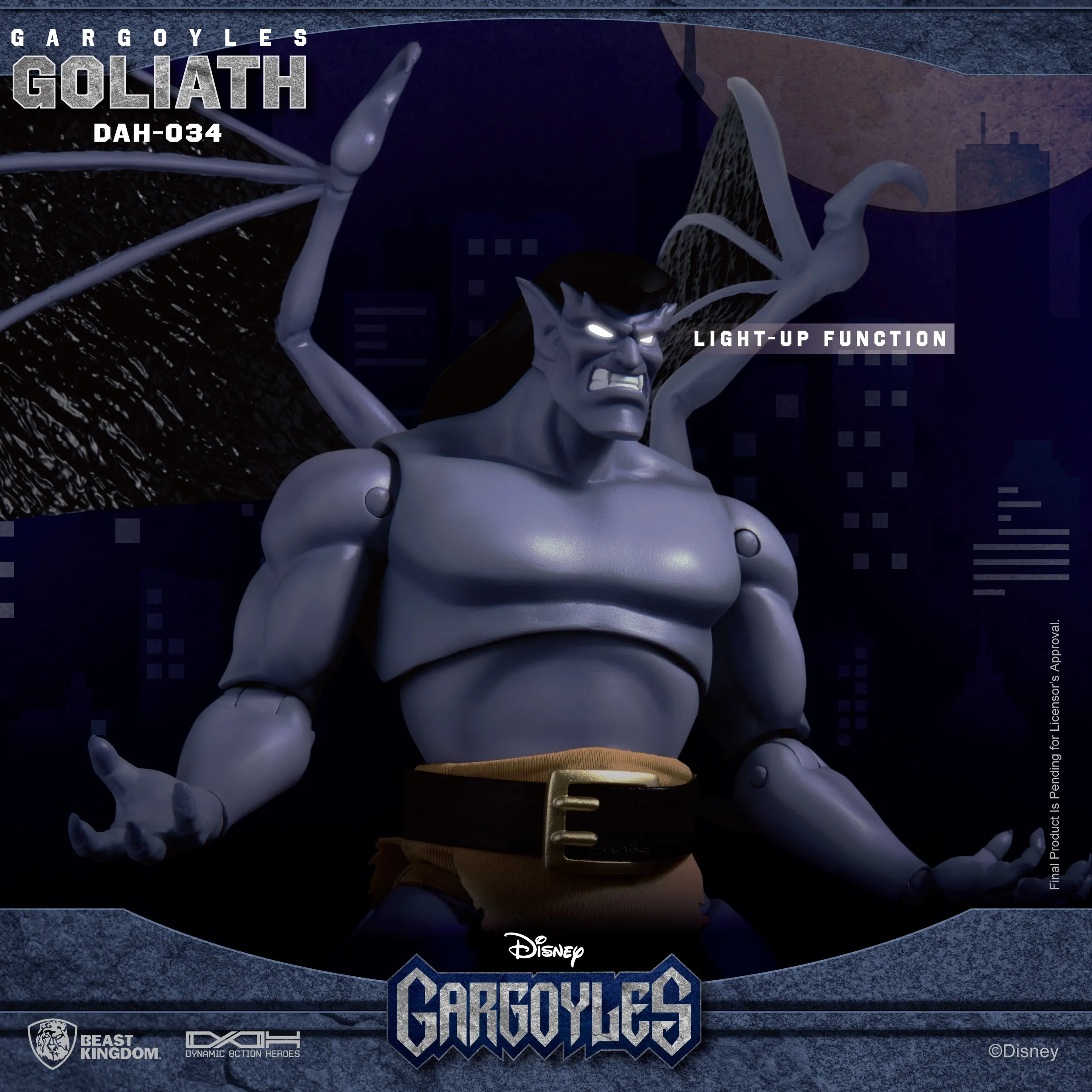 Beast Kingdom DAH-034 Disney Pixar Gargoyles Goliath 1:9 Scale Dynamic 8ction Heroes Action Figure