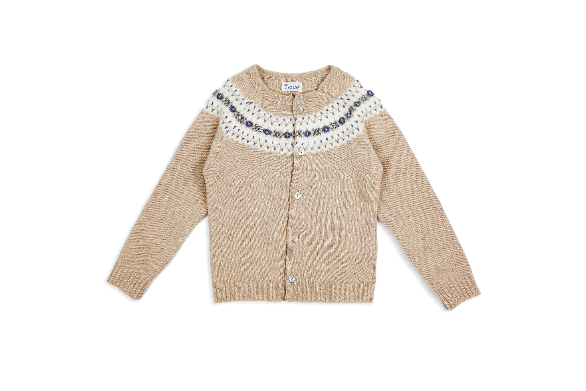 Beige Wool Cardigan