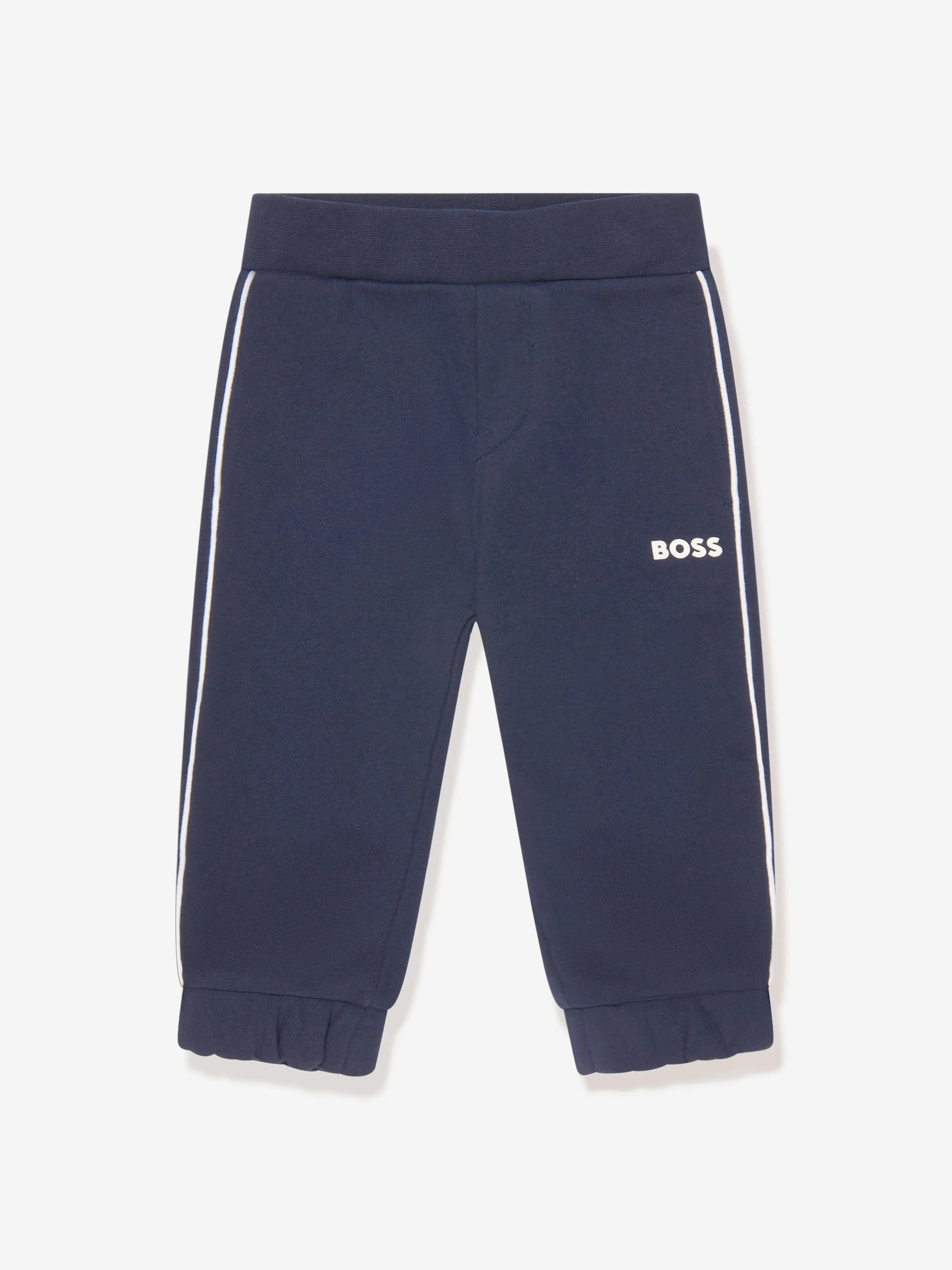 BOSS Baby Boys Logo Joggers In Navy