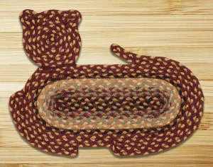 Burgandy1 Cat Rug