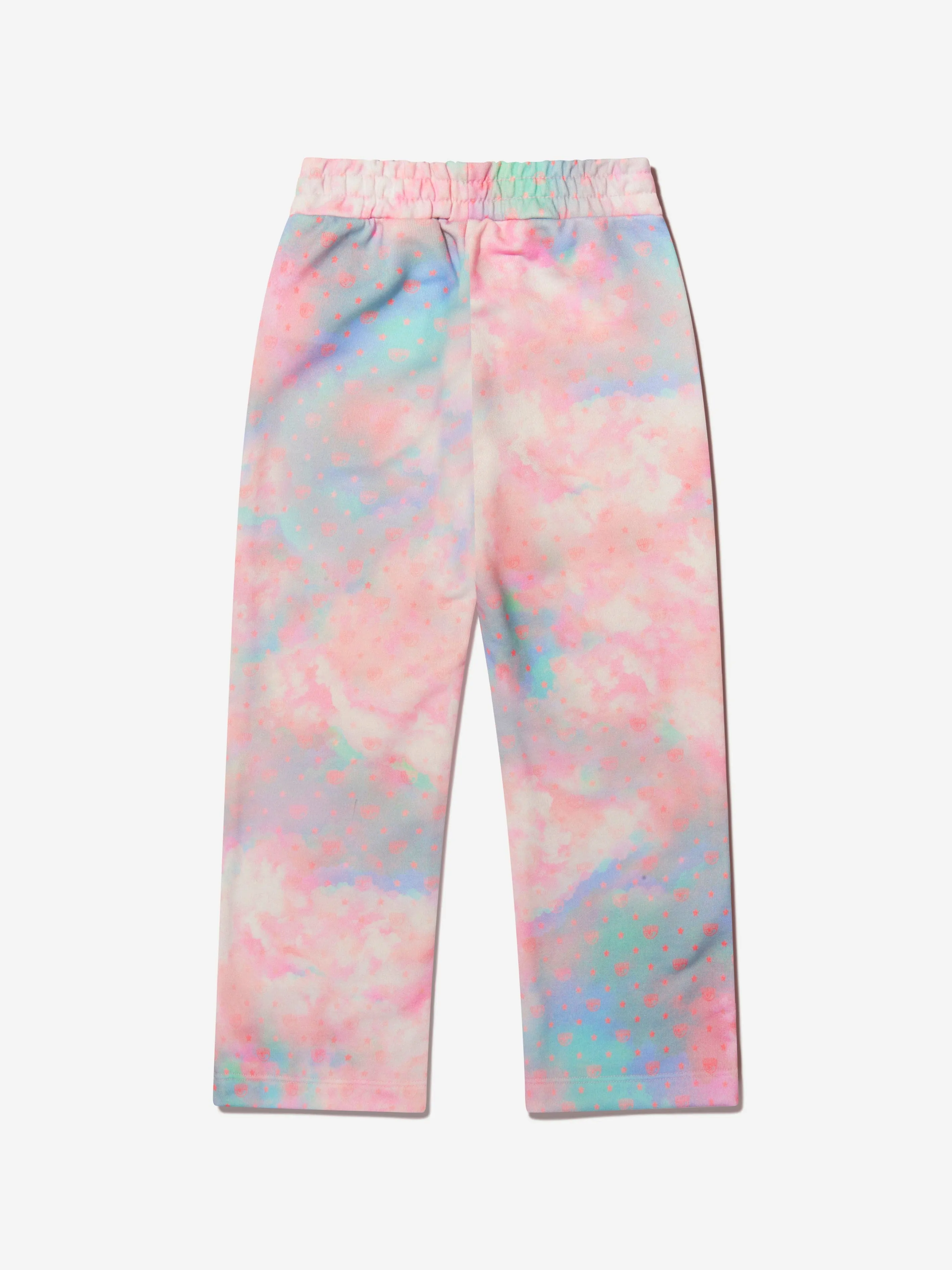 Chiara Ferragni Girls Cloud Print Joggers