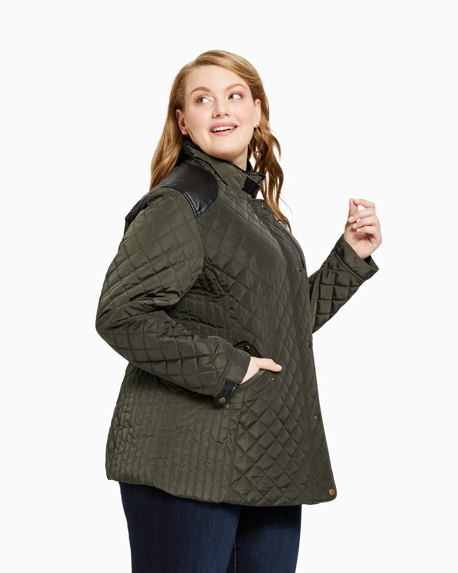 Como Quilted Jacket | Forest Green