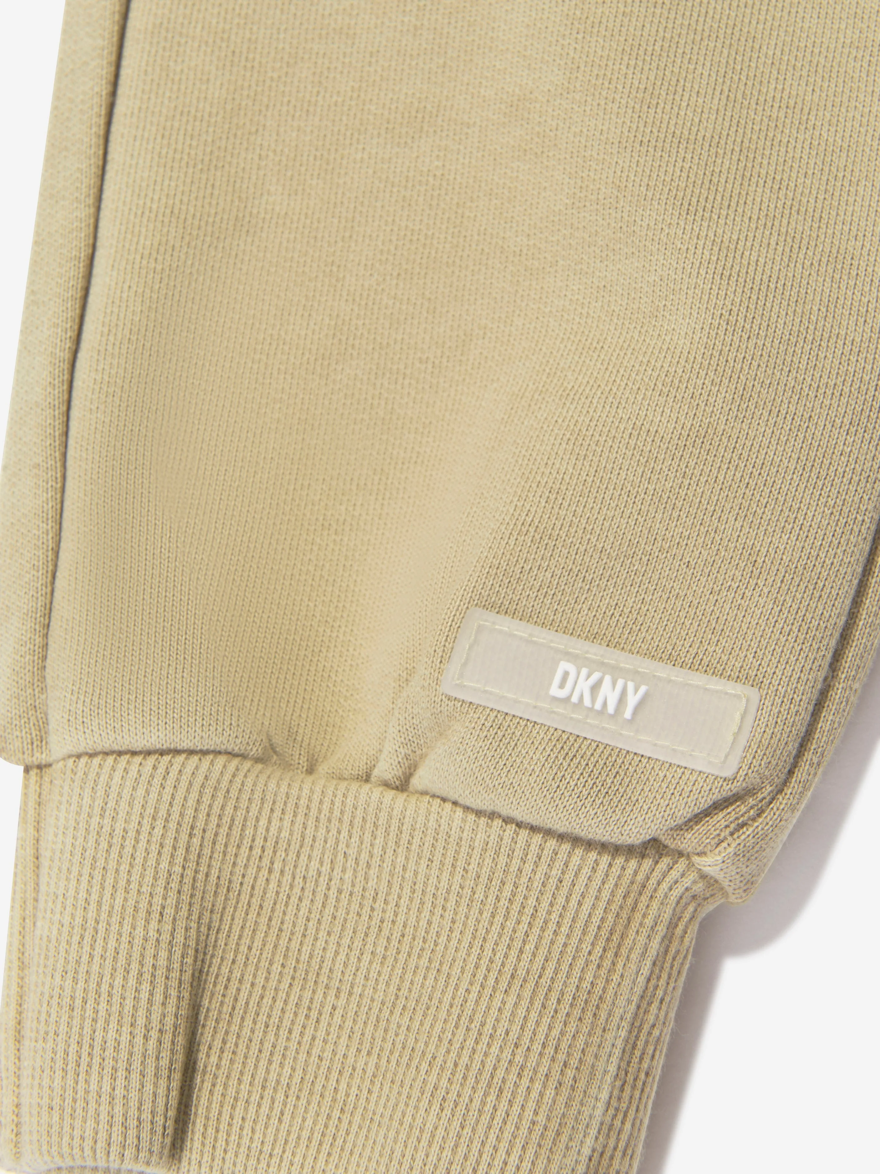 DKNY Kids Logo Joggers in Beige