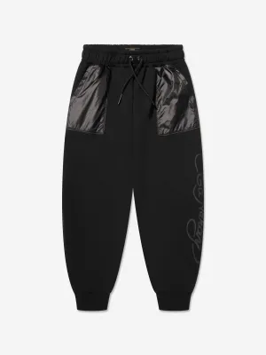 ED Hardy Boys Logo Joggers in Black