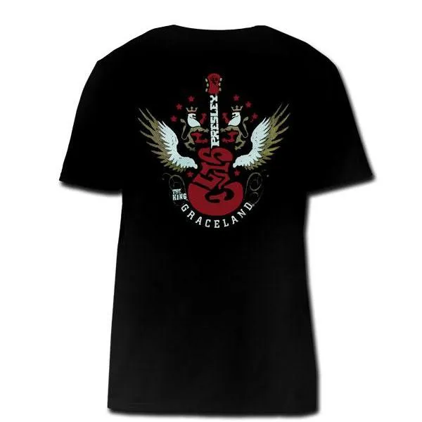 Elvis Presley The King Guitar Wings T-Shirt