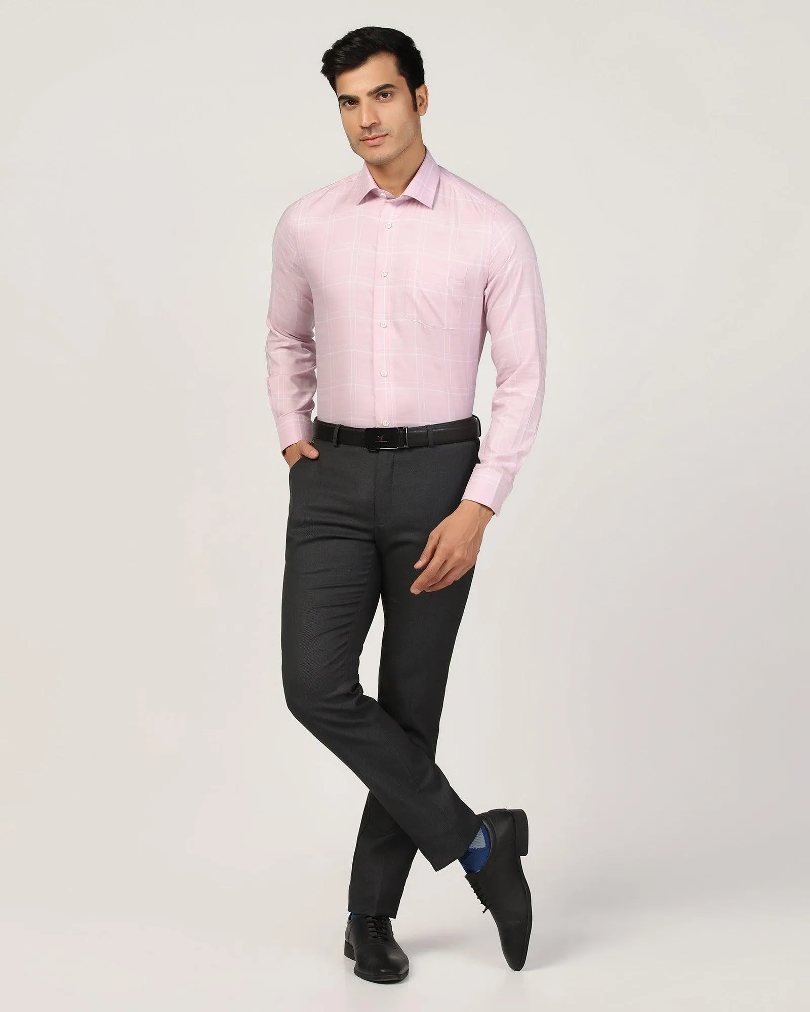 Formal Pink Check Shirt - Jeter