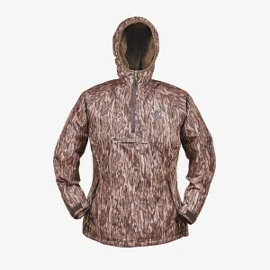 Gator Waders Womens Mossy Oak Bottomland Waterproof 1/2 Zip Bog Hoodie