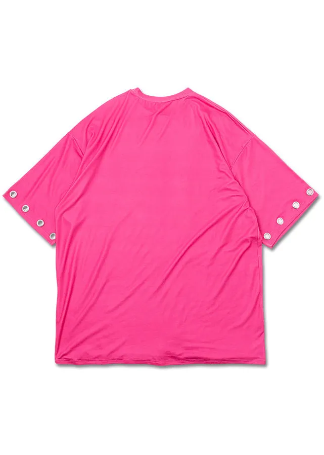 Gloomy Bear Vivid Gloomy Ring Pink Oversized Tee