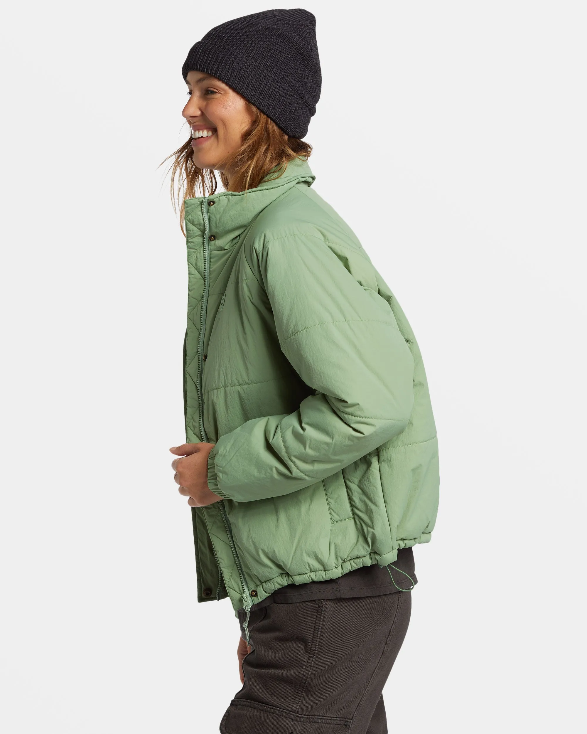 High Route Puffer Jacket - Salty Sage