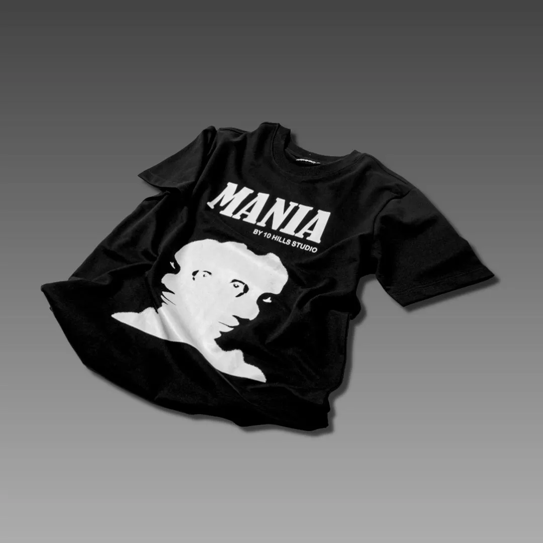 Mania Black "Two-Faced" Oversize T-shirt