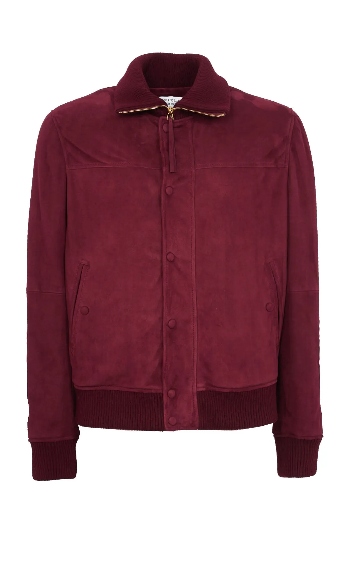 Matthieu Jacket in Deep Bordeaux Suede