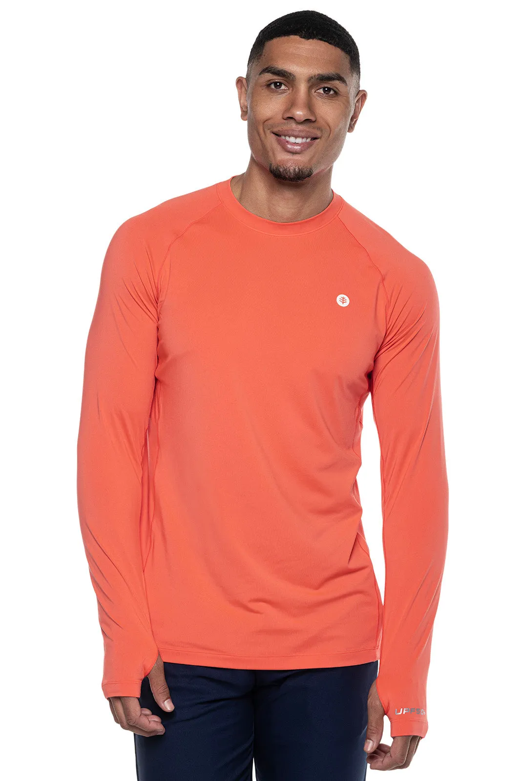 Men's Agility Long Sleeve Performance T-Shirt  |  Vivid Coral