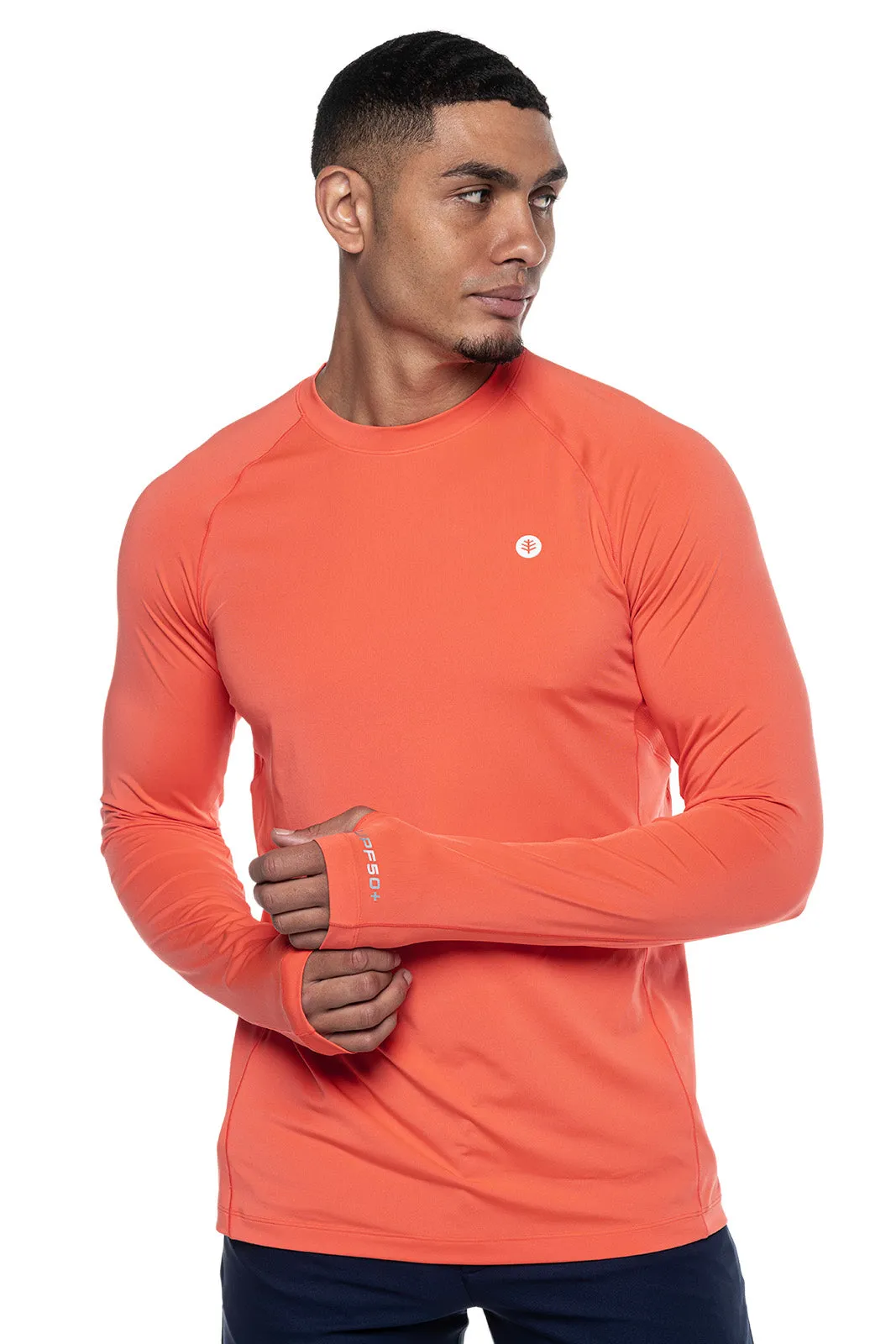 Men's Agility Long Sleeve Performance T-Shirt  |  Vivid Coral