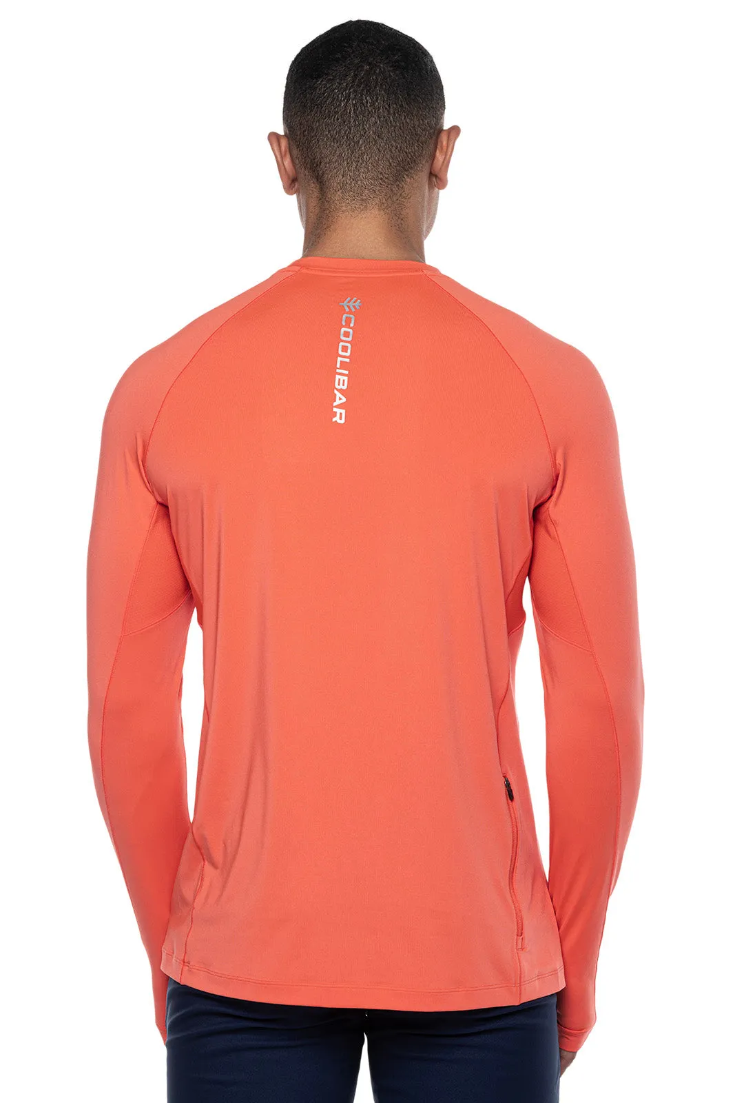 Men's Agility Long Sleeve Performance T-Shirt  |  Vivid Coral