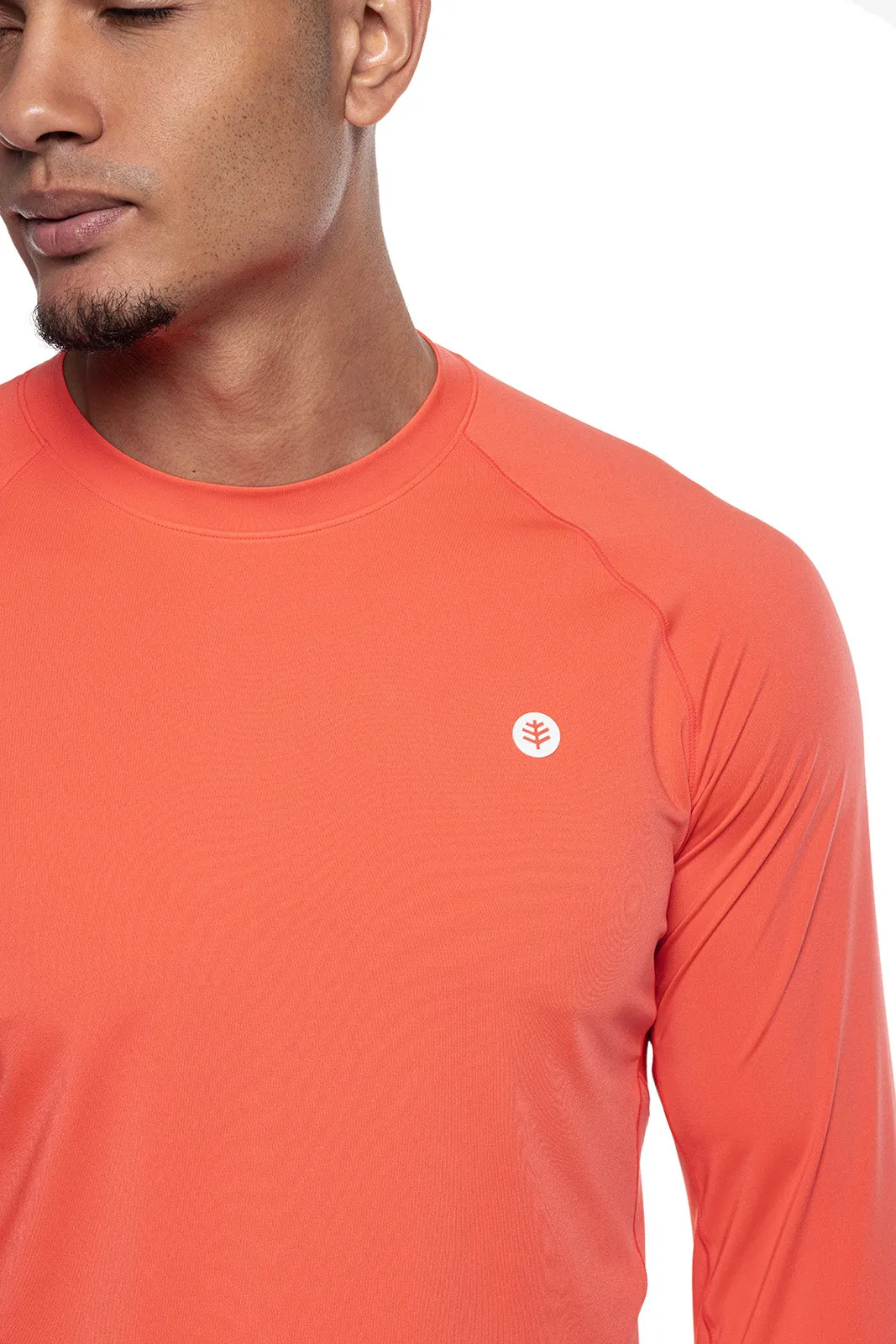 Men's Agility Long Sleeve Performance T-Shirt  |  Vivid Coral