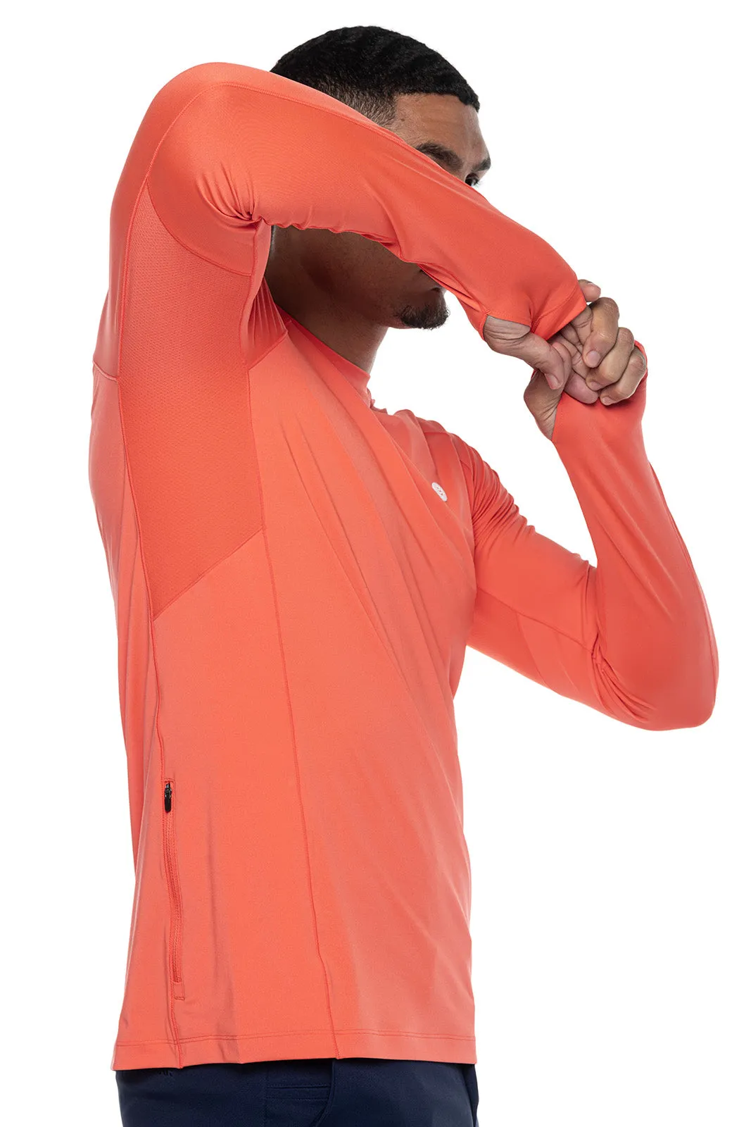 Men's Agility Long Sleeve Performance T-Shirt  |  Vivid Coral