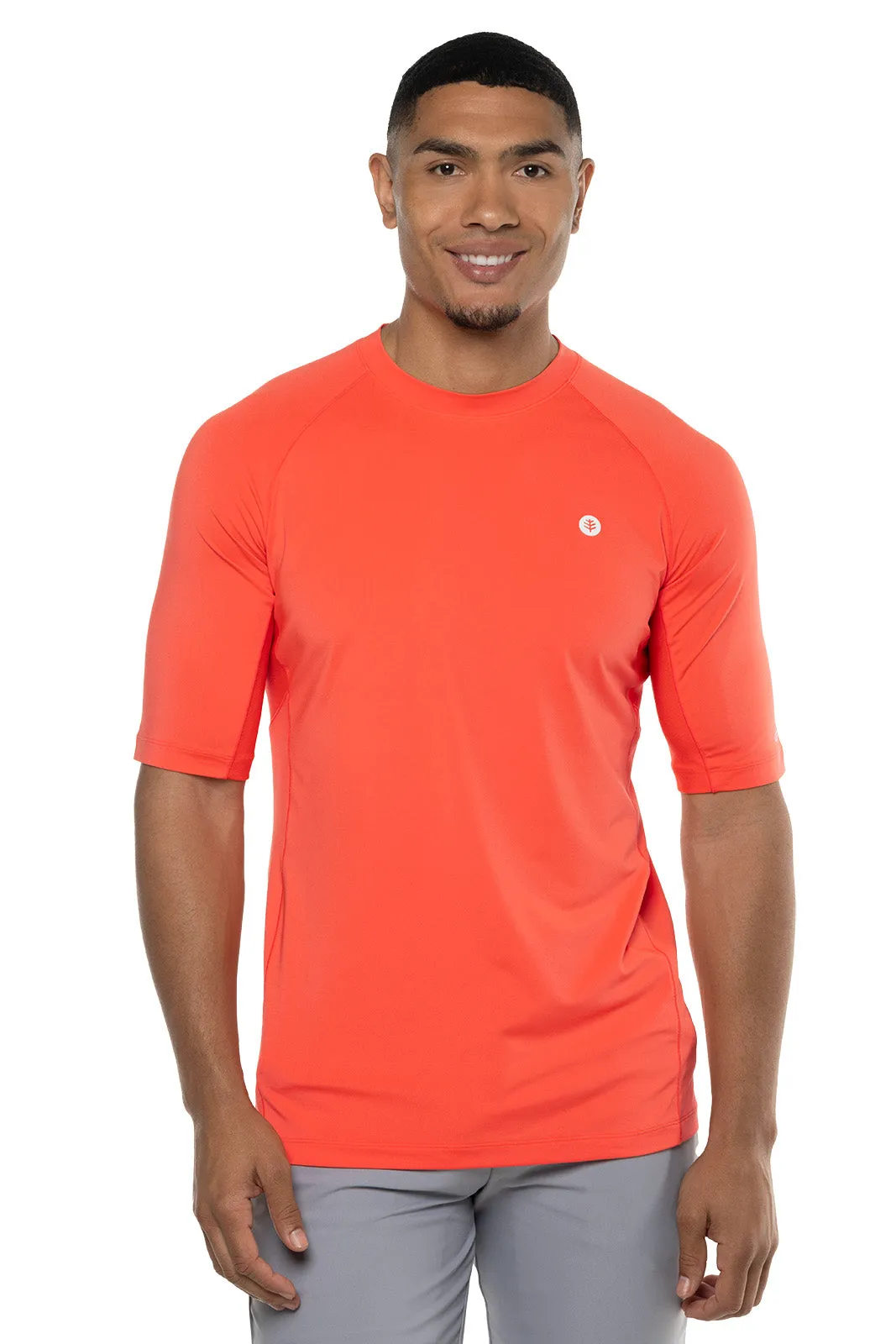 Men's Agility Short Sleeve Performance T-Shirt  |  Vivid Coral