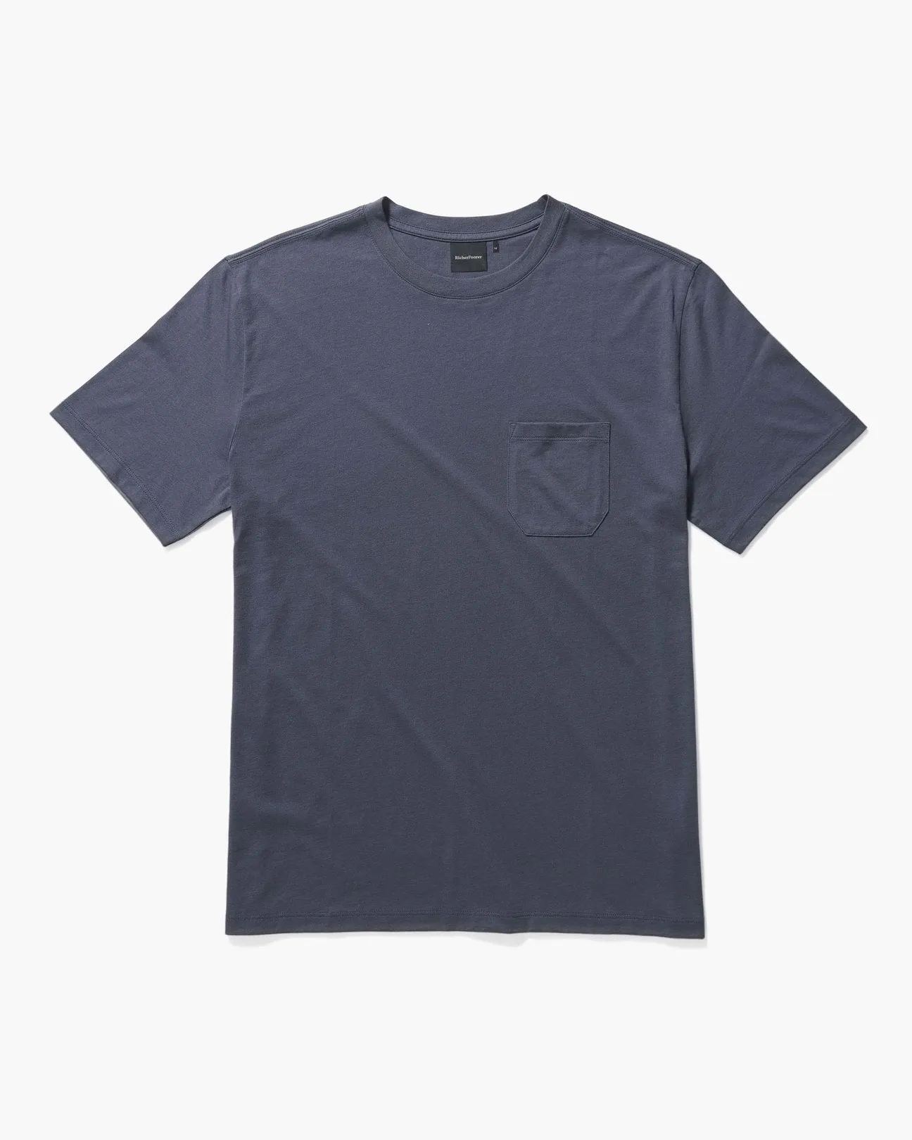 Men's Pima Crew Pocket Tee | Blue Nights | Richer Poorer