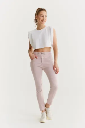 Mila - Slim Jogger Pant - Lilac - 27" Inseam  L01