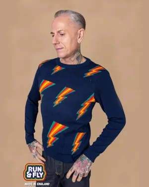 Navy Lightning Bolt Jumper