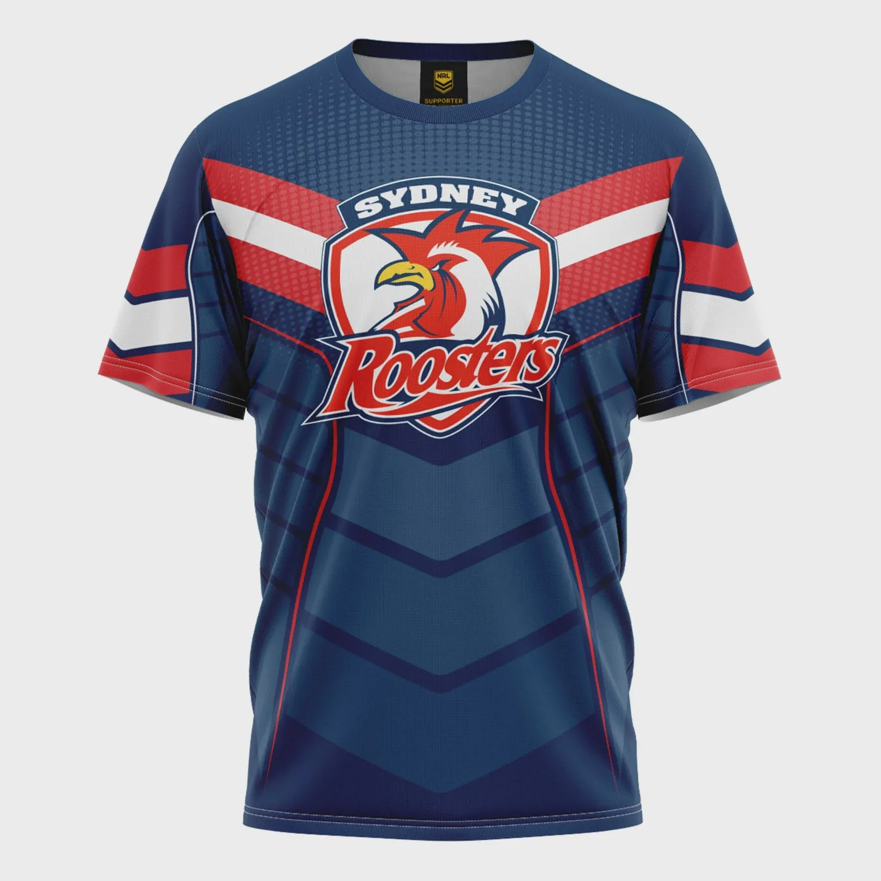 Roosters Chevron Kids Tee