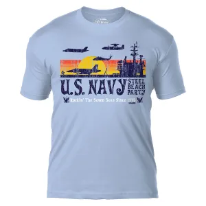 US Navy 'Steel Beach Party' 7.62 Design Battlespace Men's T-Shirt