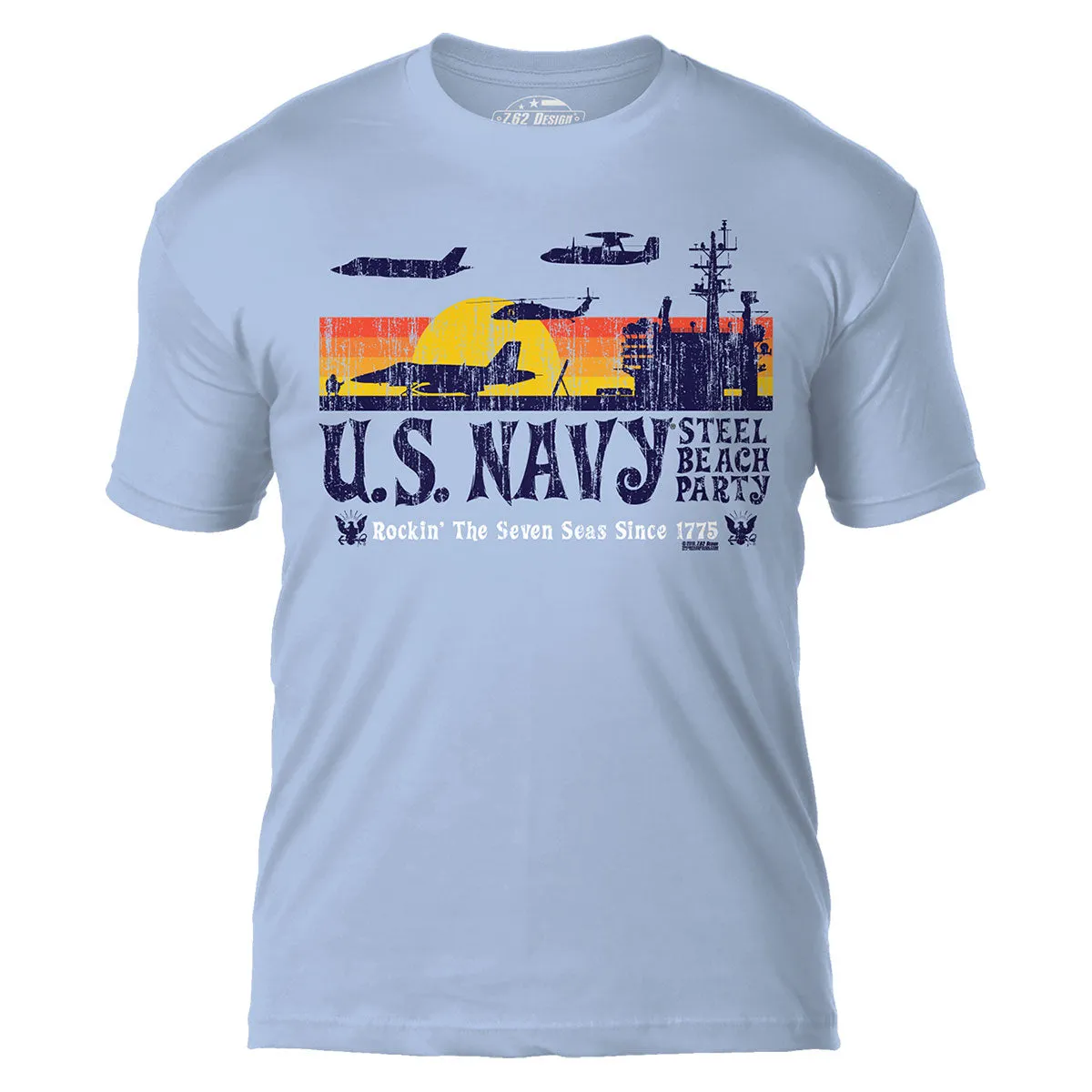 US Navy 'Steel Beach Party' 7.62 Design Battlespace Men's T-Shirt