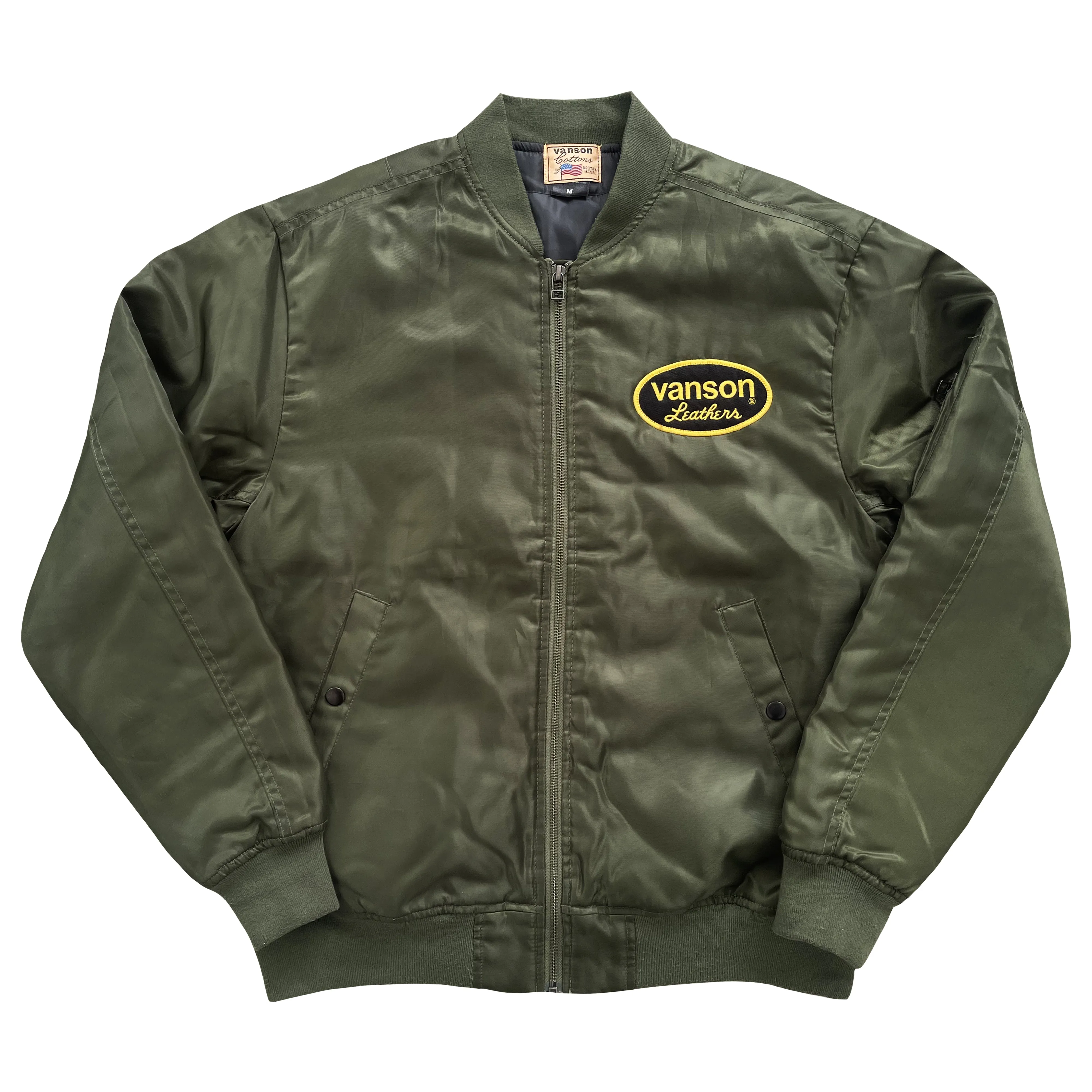 Vanson Leathers Bomber Jacket - M