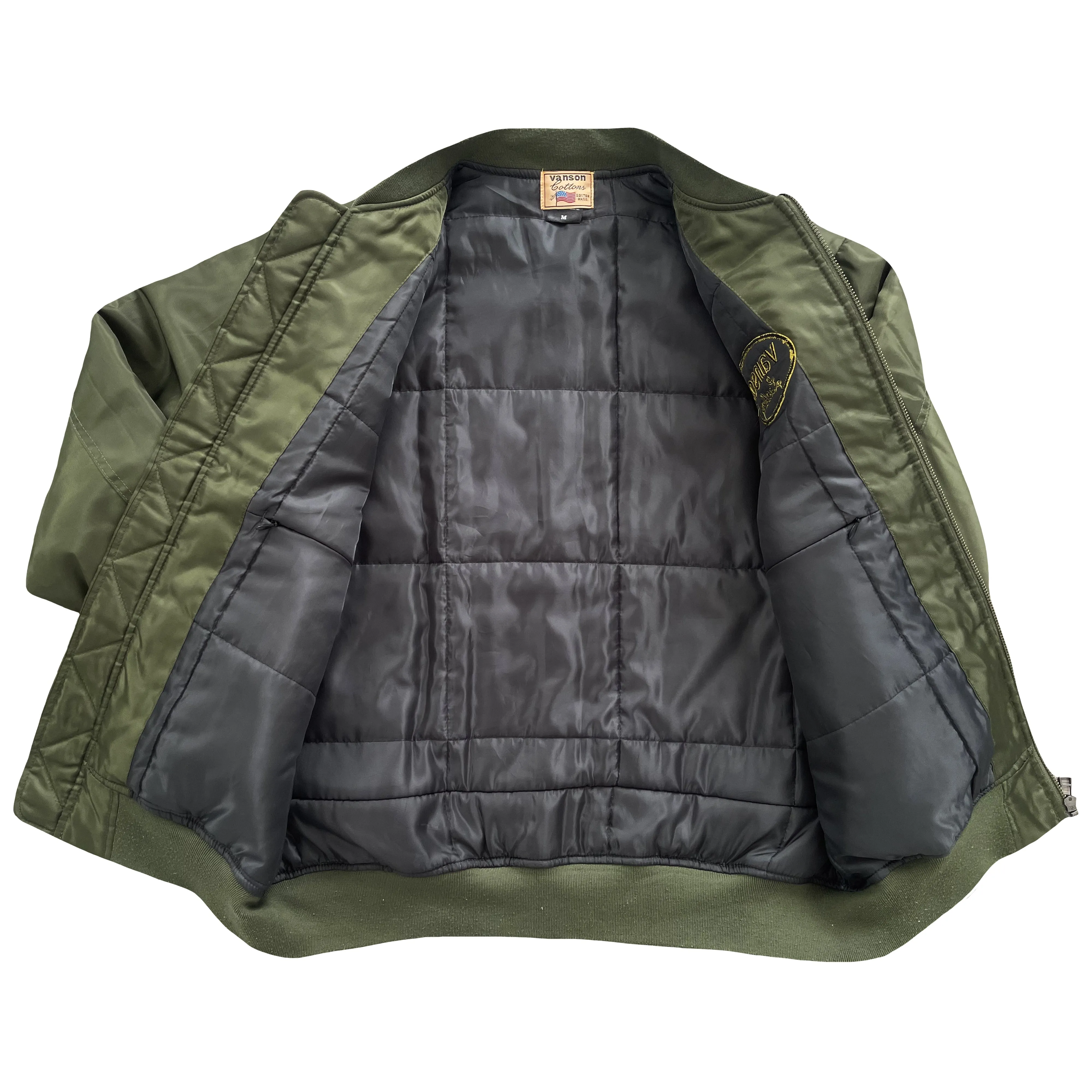 Vanson Leathers Bomber Jacket - M