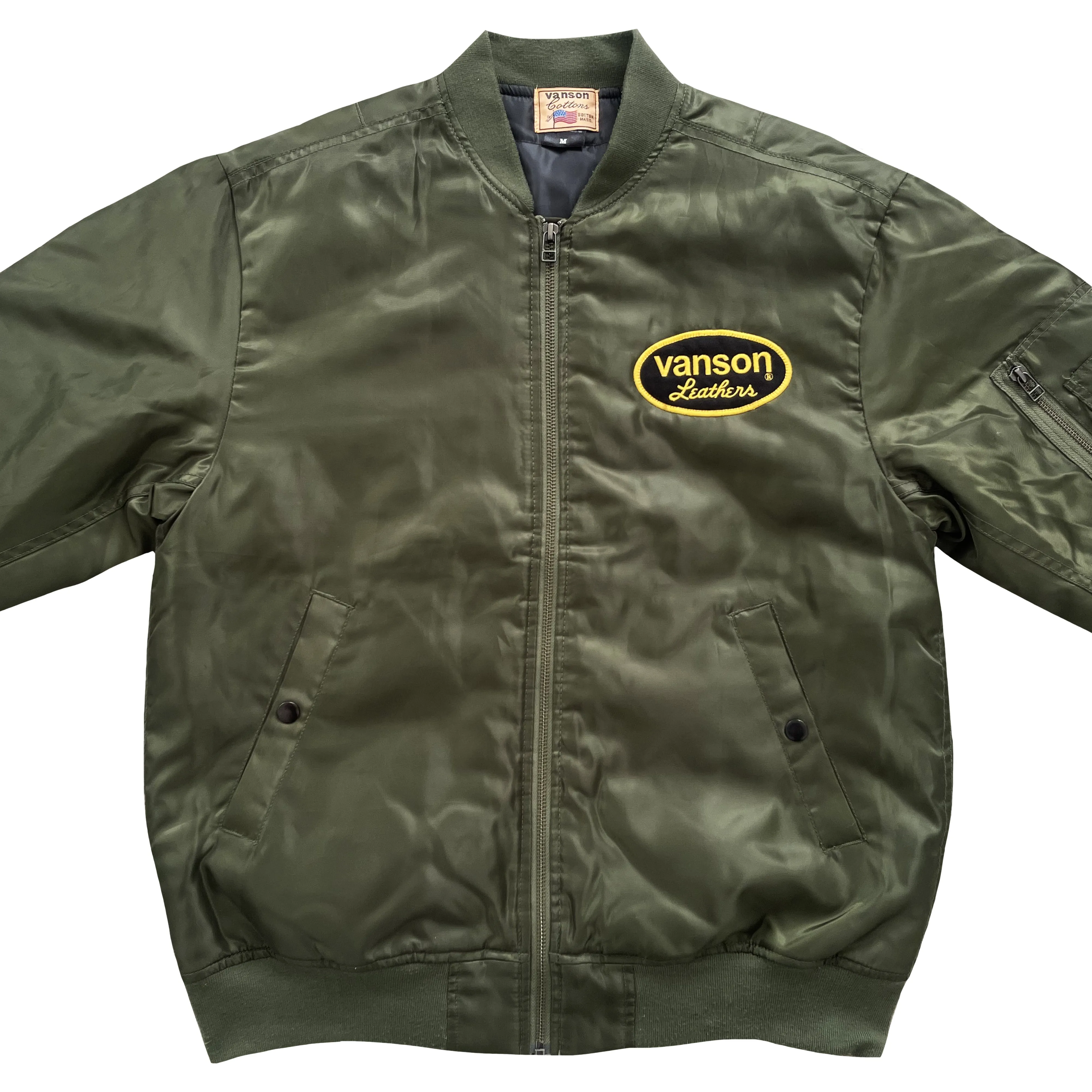 Vanson Leathers Bomber Jacket - M