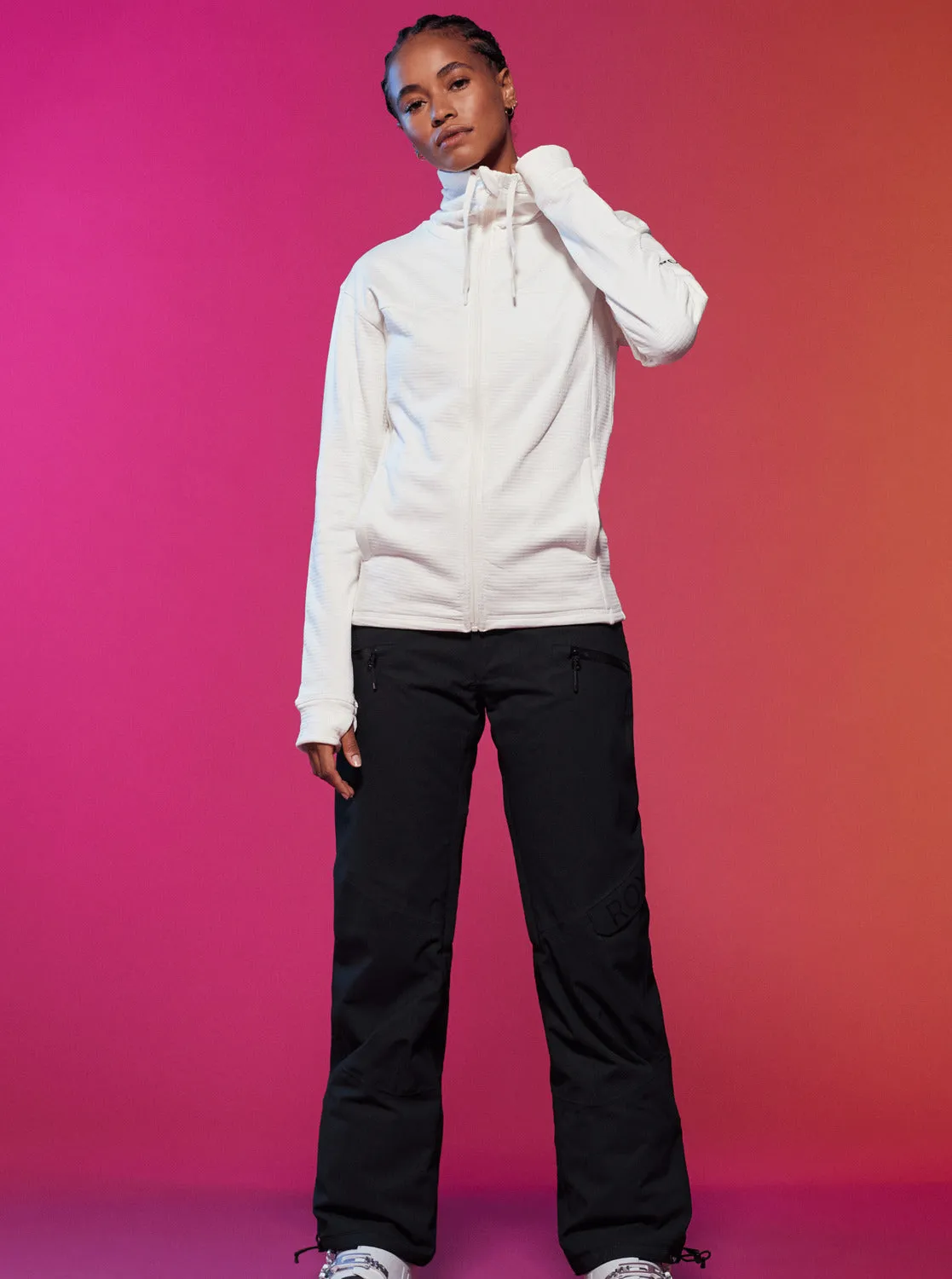 Vertere Technical Zip-Up Fleece - Egret